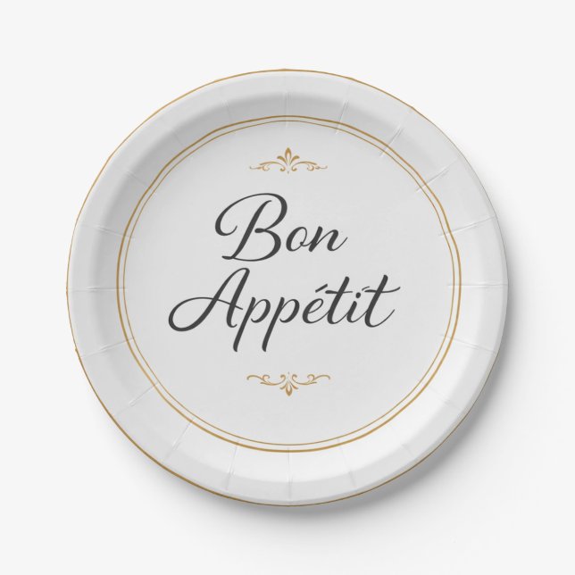 The Perfect Plate for Every Bite! Pappteller (Vorderseite)