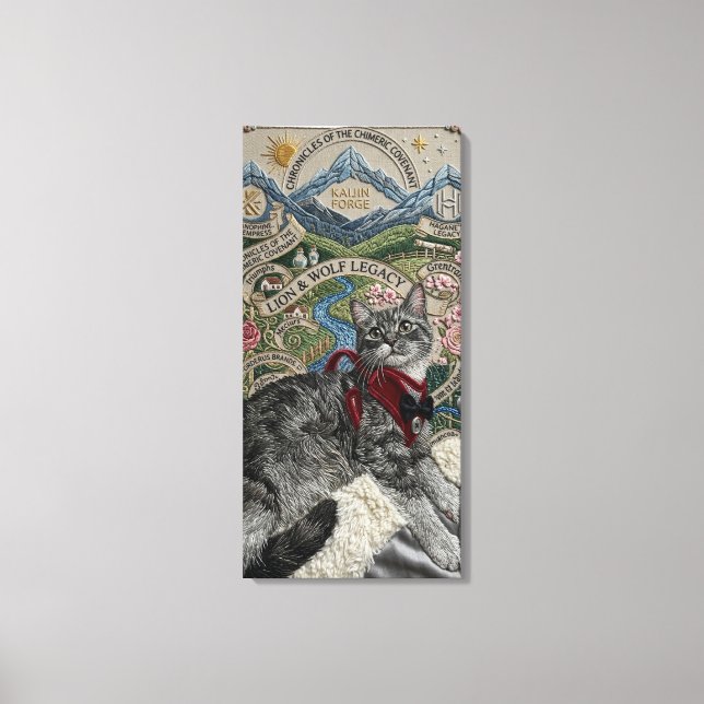 The Persian Cat Leinwanddruck (Vorderseite)