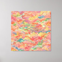 The Phoenix's Flight to Paradise Leinwanddruck