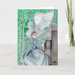 The Piano Greeting Karte