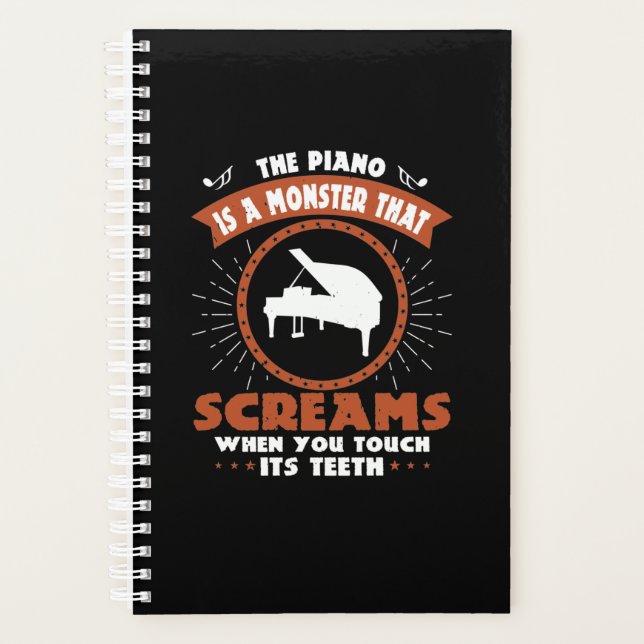 The Piano Is A Monster That Screams Planer (Vorderseite)