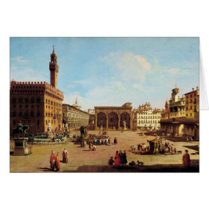 The Piazza della Signoria in Florenz