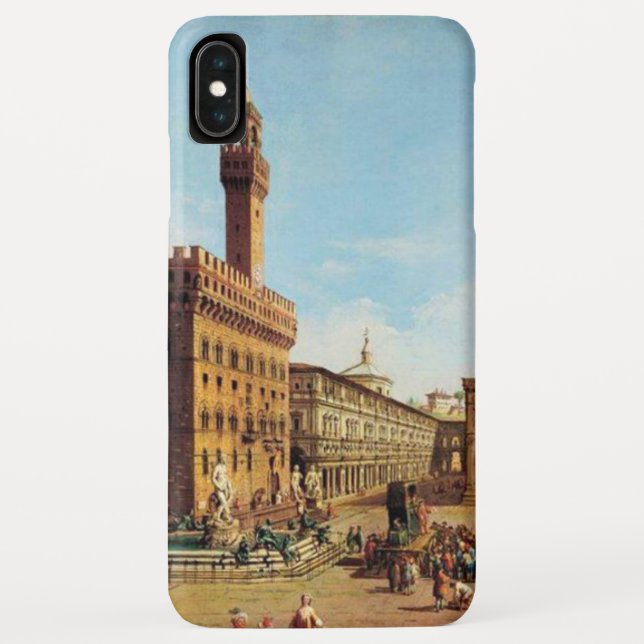 The Piazza della Signoria in Florenz Case-Mate iPhone Hülle (Rückseite)