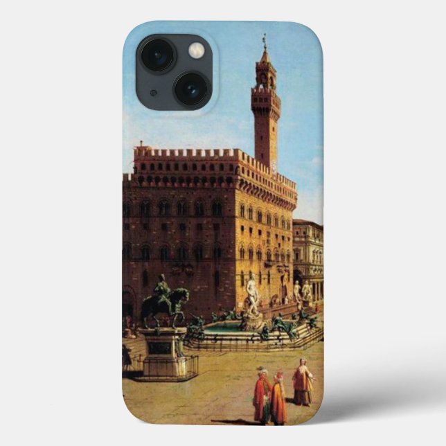 The Piazza della Signoria in Florenz Case-Mate iPhone Hülle (Rückseite)