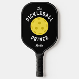 The Pickleball Prince Cute Fun Type Black Yellow Schläger