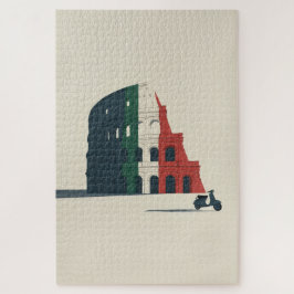 The "Piece of Rome"Architectural Art Jigsaw Puzzle