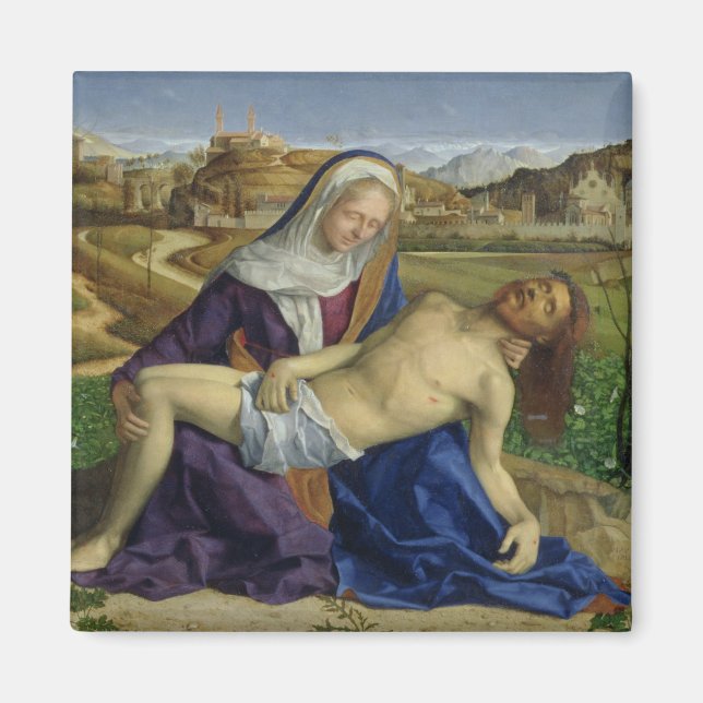 The Pieta, c.1505 (Oil on panel) (post 1996 restor Magnet (Vorne)