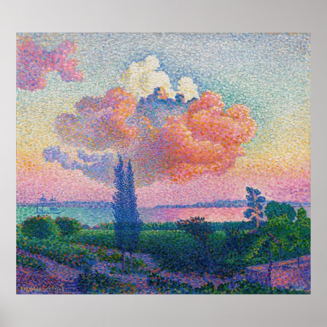 The Pink Cloud (1896) von Henri-Edmond Cross Poster (Vorne)