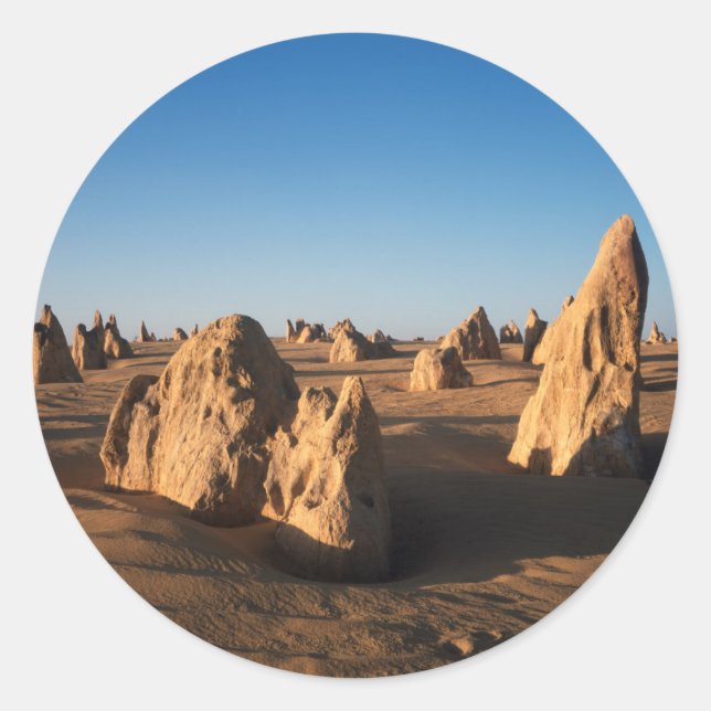 The Pinnacles desert Nambung National Park Runder Aufkleber (Vorderseite)