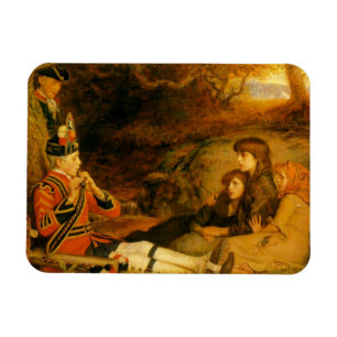The Piper (von John Everett Millais) Magnet