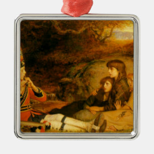 The Piper (von John Everett Millais) Ornament Aus Metall
