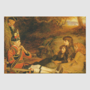The Piper (von John Everett Millais) Seidenpapier