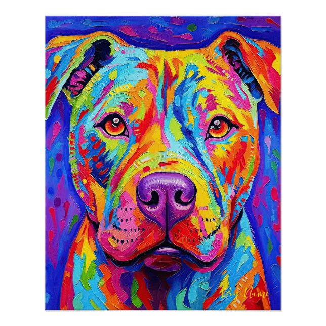 The Pitbull Dog 005 - Zetton Ziana Poster (Vorderseite)