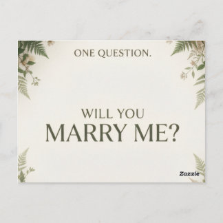 The Place Where Forever Begins Romantic Proposal Postkarte