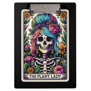 The Plant Lady Tarot Gotische Botanische Skelett Klemmbrett