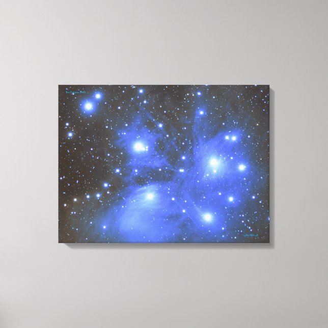 The Pleiades (M45) Leinwanddruck (Vorderseite)