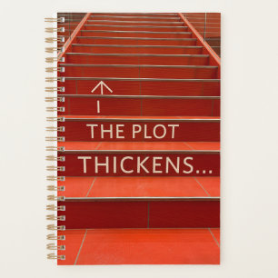 "The Plot Thickens" Boston Library Planner Planer