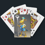 The Plumbing Giraffe– Funny Animal Tradesman Desgn Spielkarten<br><div class="desc">Who says giraffes can't fix pipes? Meet The Plumbing Giraffe — your long-necked, wrench-wielding handyman! This humorous design features a cartoon giraffe dressed as a plumber, holding an adjustable wrench with confidence and charm. Perfect for tradespeople with a sense of humor, animal lovers, or anyone who appreciates quirky, character-driven artwork....</div>