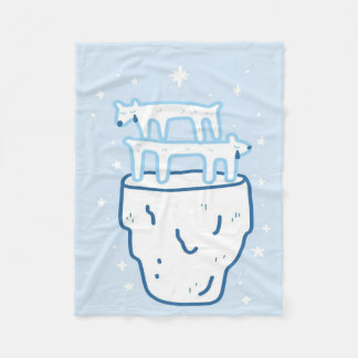 The Polar Bear Polar Bear | Blanket Fleecedecke