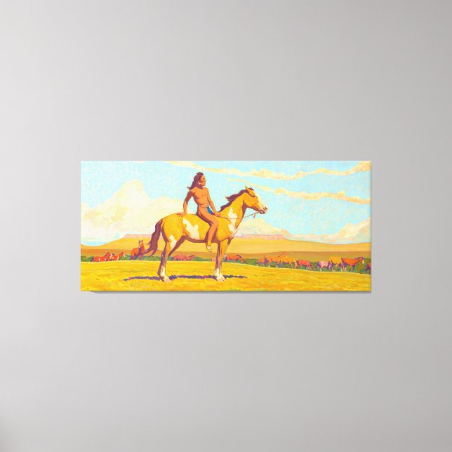 The Pony Boy, 1920 von Maynard Dixon Leinwanddruck (Vorderseite)