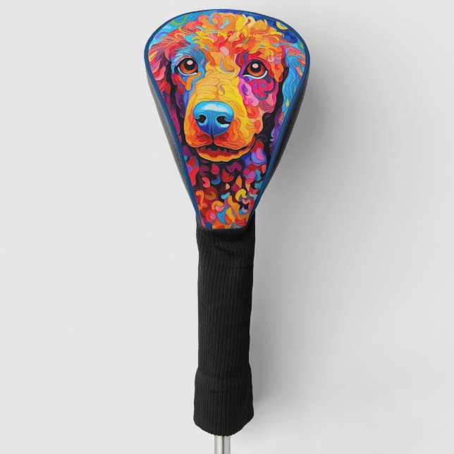 The Poodle Dog 002 - Zetton Ziana Golf Headcover (Vorderseite)