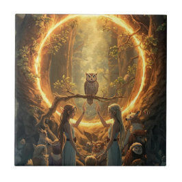 The Portal Between Trees Fliese