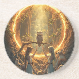 The Portal Between Trees Getränkeuntersetzer