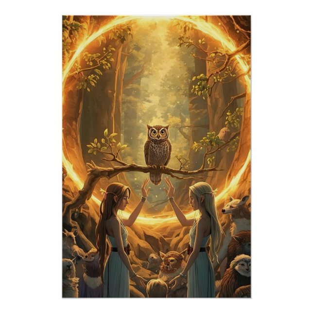 The Portal Between Trees Poster (Vorderseite)