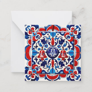 The Portuguese Tile and the Christmas Bell Mitteilungskarte