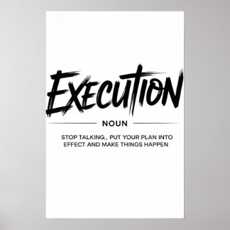 The Power of Execution Poster