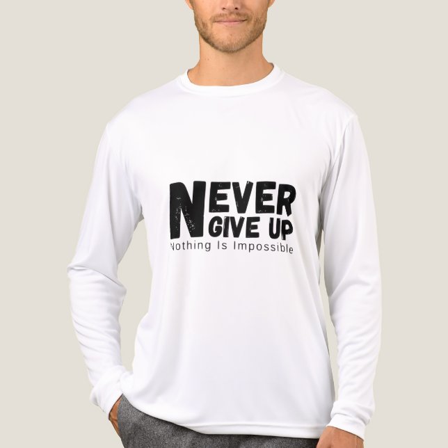 The Power of Persistence Tri-Blend Shirt (Vorderseite)