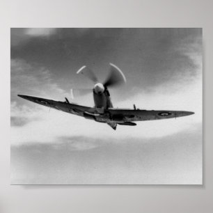 "The Power & The Glory" - Supermarine Spitfire WW2 Poster