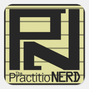 The PractioNERD "Original" Sticker (3" x 3")