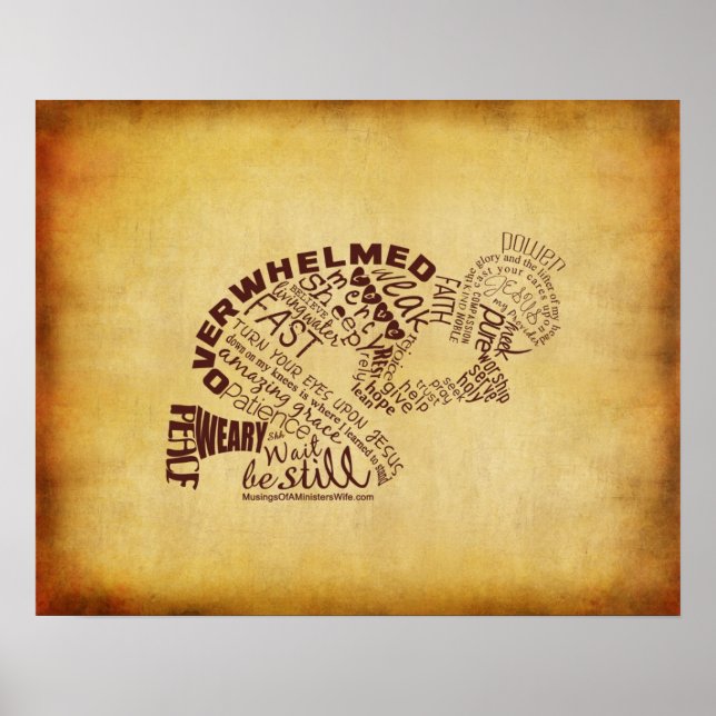 "The Praying Woman" Vintag 20x16 Poster (Vorne)