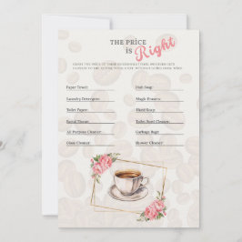 The Price Is Right Bridal Shower Game