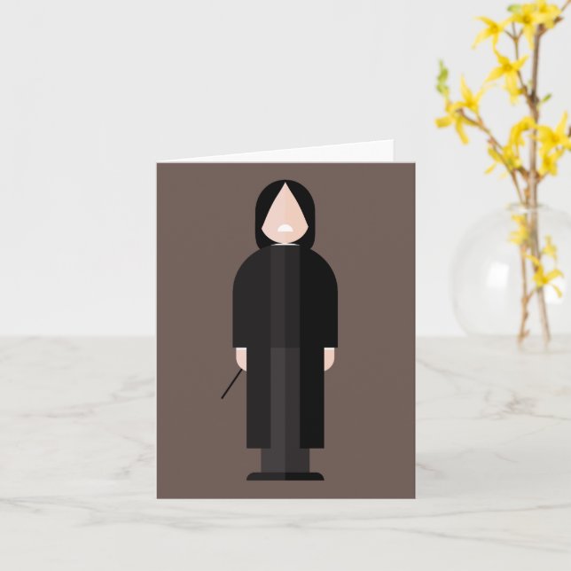 The Prince of Darkness – Rock Legend Greeting Card Karte (Gelbe Blume)