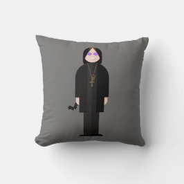 The Prince of Darkness – Rock Legend Throw Pillow Kissen