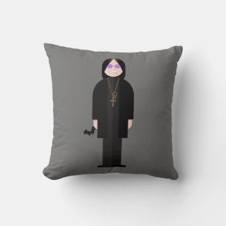 The Prince of Darkness – Rock Legend Throw Pillow Kissen
