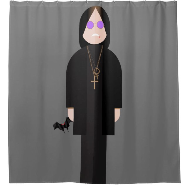 The Prince of Darkness - Shower Curtain Duschvorhang (Vorderseite)
