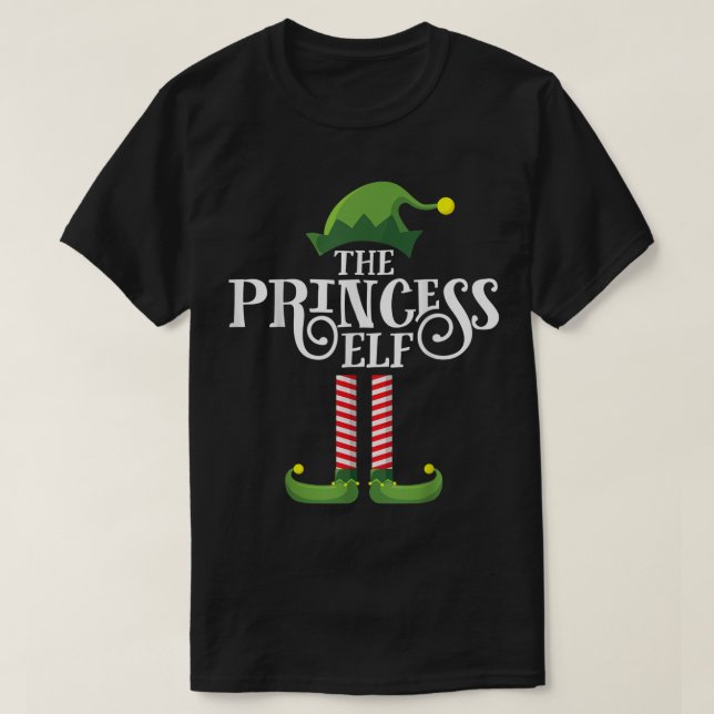 The Princess Elf Christmas Design T-Shirt (Design vorne)