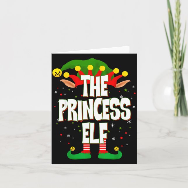 The Princess Elf Christmas  Karte (Vorderseite)