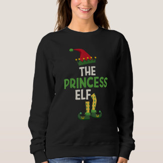 The princess Elf Claus Present Reindeer Snowman Ho Sweatshirt