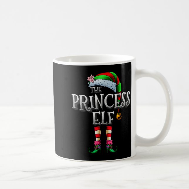 The Princess Elf Shirt Matching Family Funny Chris Kaffeetasse (Rechts)