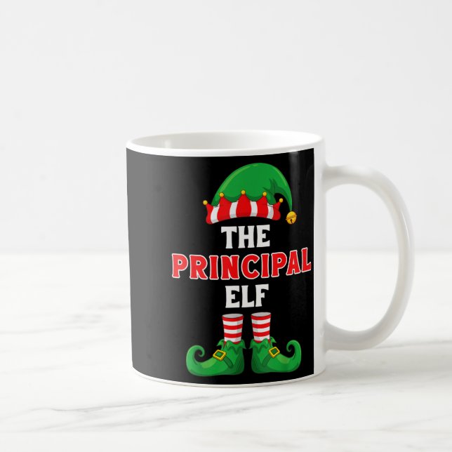The Principal Elf Christmas For Principal School P Kaffeetasse (Rechts)