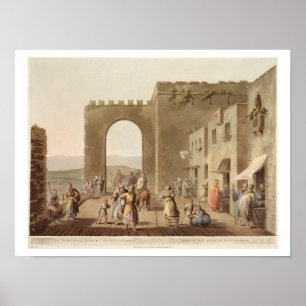 The Principal Street in Bethlehem, from 'Views of Poster