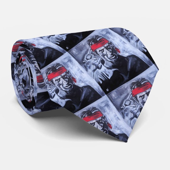 The Prisoner Painting by Alfred Fox Krawatte (Gerollt)