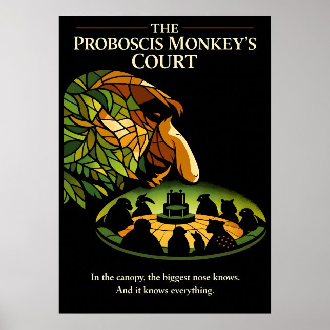 The Proboscis Monkey’s Court Art Poster (Vorne)