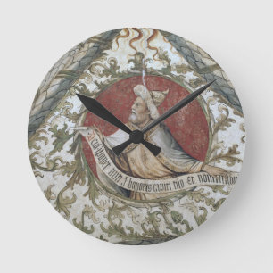 The Prophet Baruch, from the Loggia d'Annunciazion Runde Wanduhr