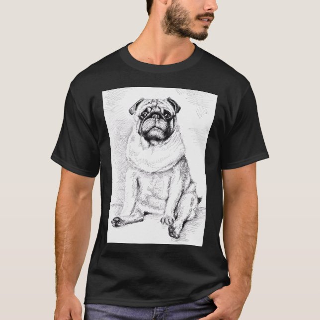 The Pug - Der Mops T-Shirt (Vorderseite)