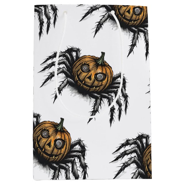 The Pumpkin-Headed Crawler Pattern Mittlere Geschenktüte (Vorderseite)